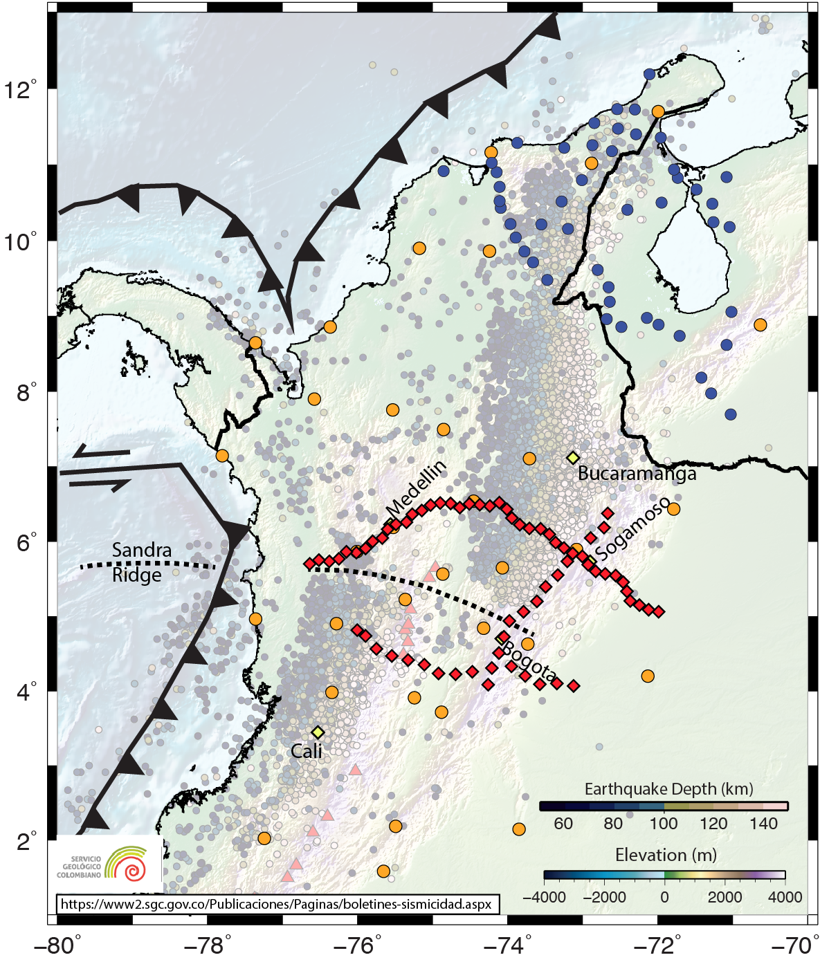 seismic deloyment map